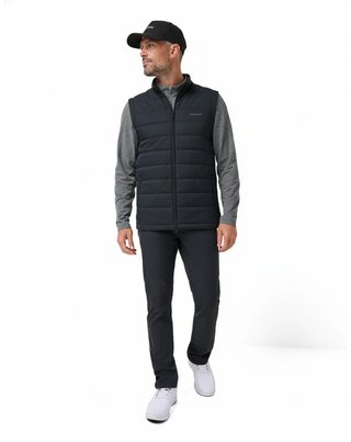 Travis Mathew Point Of Sail Herren Weste, schwarz