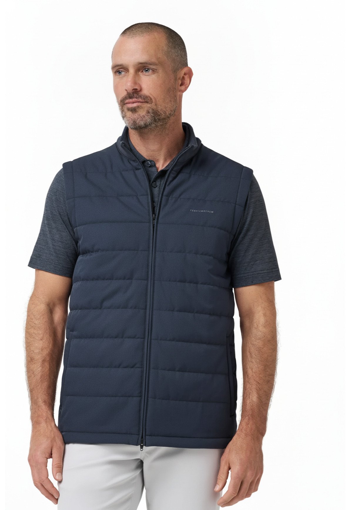 Travis Mathew Point Of Sail Herren Weste, mood indigo