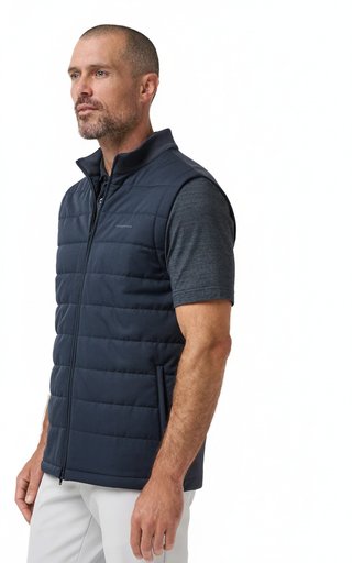 Travis Mathew Point Of Sail Herren Weste, mood indigo