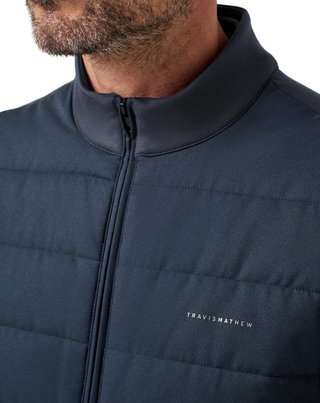 Travis Mathew Point Of Sail Herren Weste, mood indigo