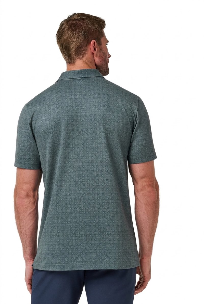 Travis Mathew Featherweight Trophy Ready Herren Polo, balsam green