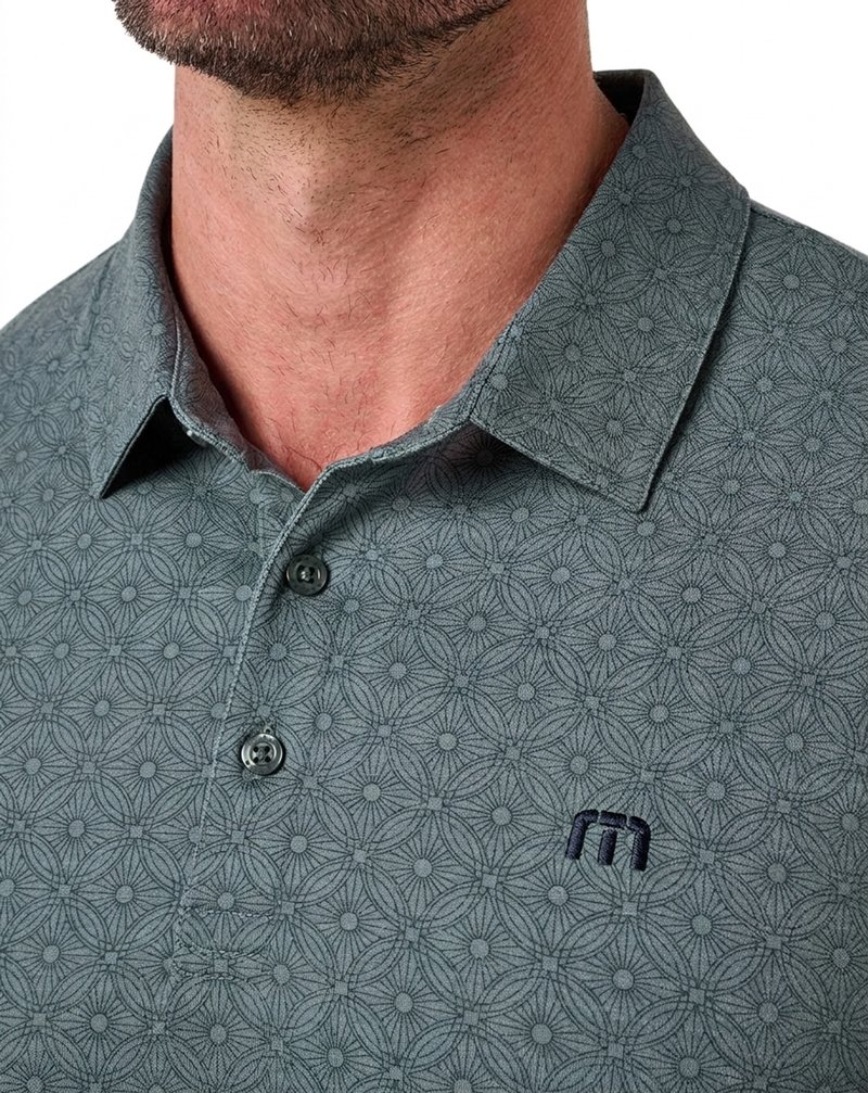 Travis Mathew Featherweight Trophy Ready Herren Polo, balsam green