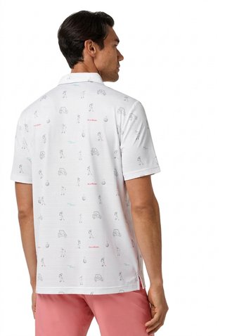 Travis Mathew On A Mission Herren Polo, weiß
