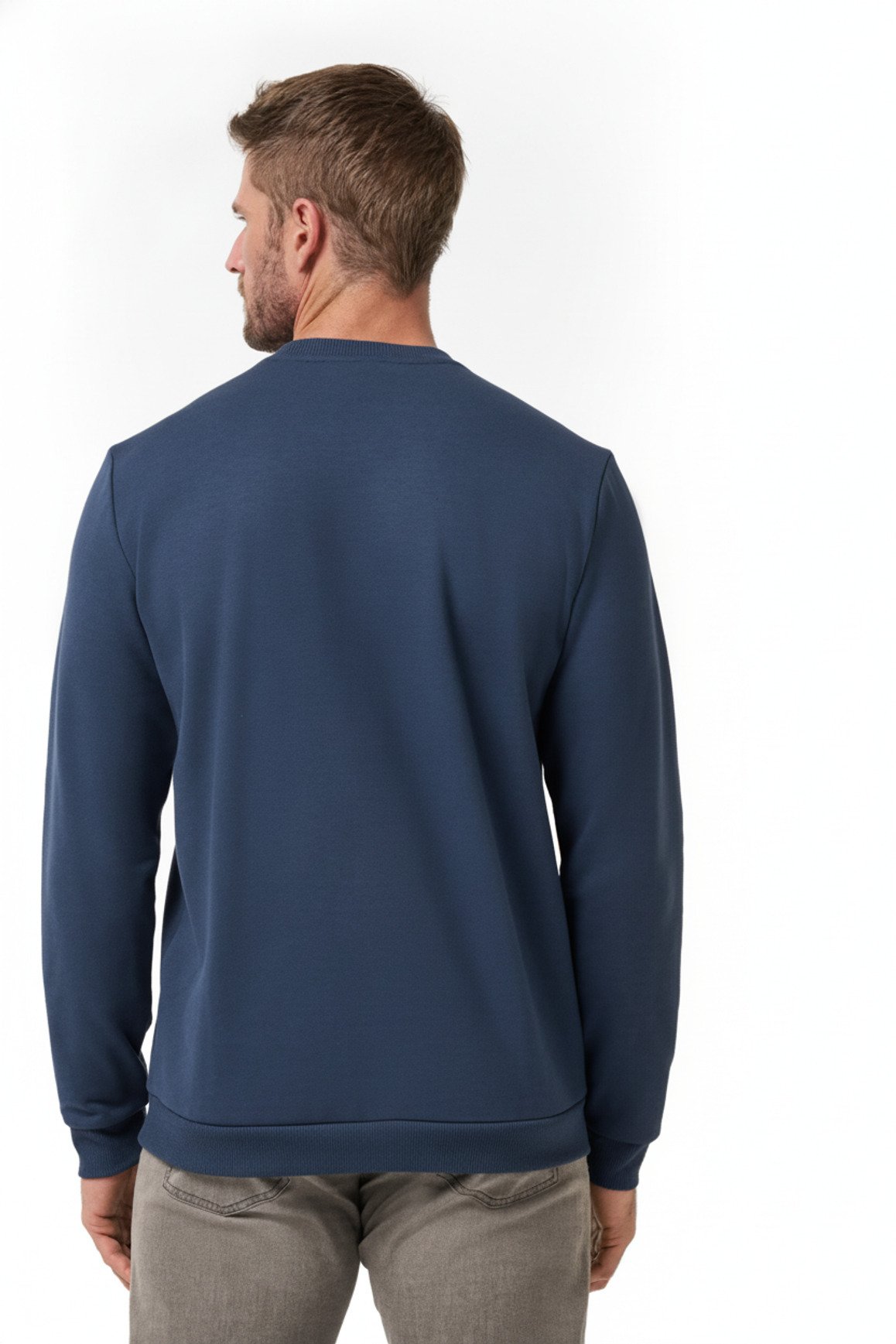 Travis Mathew TM Varsity Club Crew Herren Sweatshirt, total eclipse