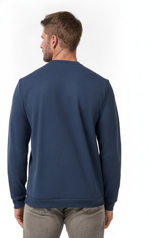 Travis Mathew TM Varsity Club Crew Herren Sweatshirt, total eclipse