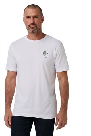 Travis Mathew Horizon Hideaway Herren T-Shirt, weiß