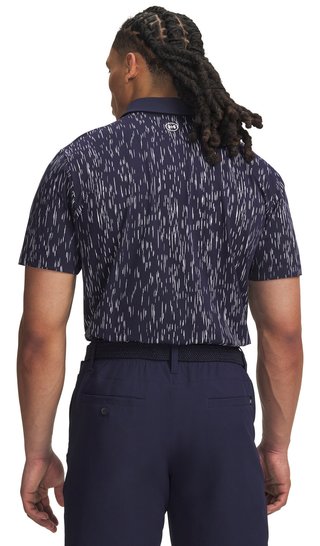 Under Armour ArmourDry Printed Herren Polo, midnight navy/weiß