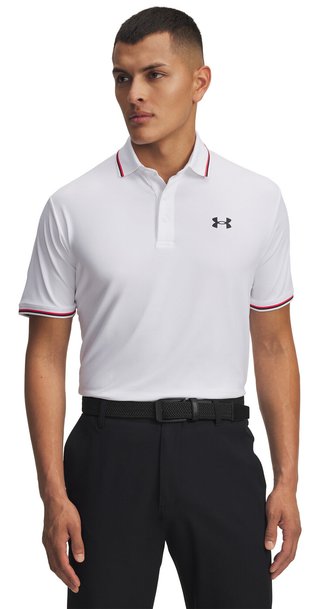 Under Armour Playoff 3.0 Rib Herren Polo, weiß