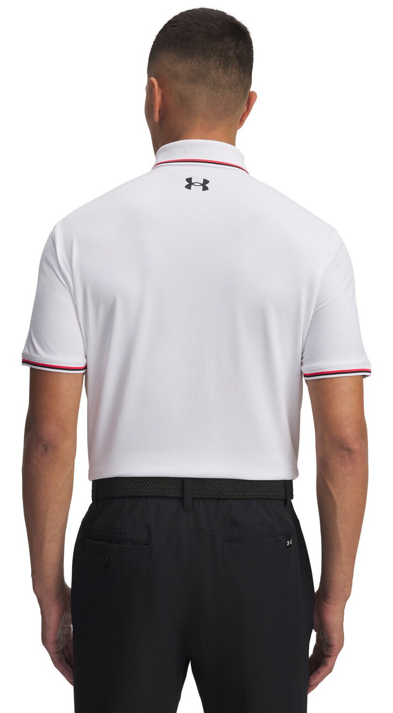 Under Armour Playoff 3.0 Rib Herren Polo, weiß