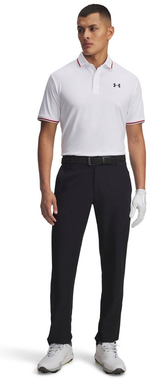 Under Armour Playoff 3.0 Rib Herren Polo, weiß