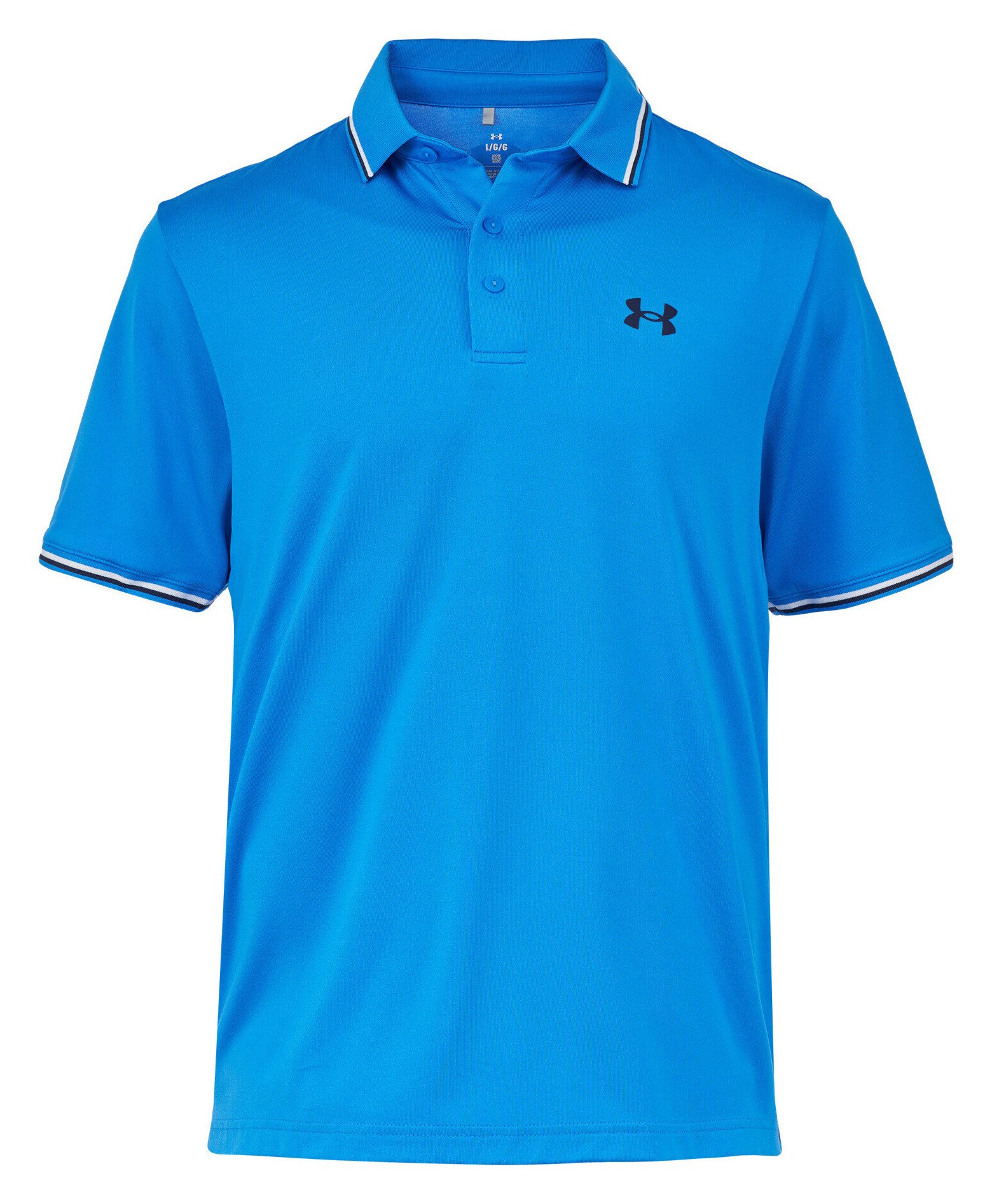 Under Armour Playoff 3.0 Rib Herren Polo, blue atlantis