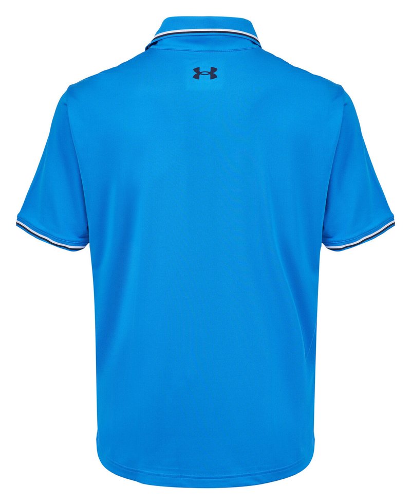 Under Armour Playoff 3.0 Rib Herren Polo, blue atlantis