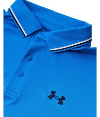 Under Armour Playoff 3.0 Rib Herren Polo, blue atlantis
