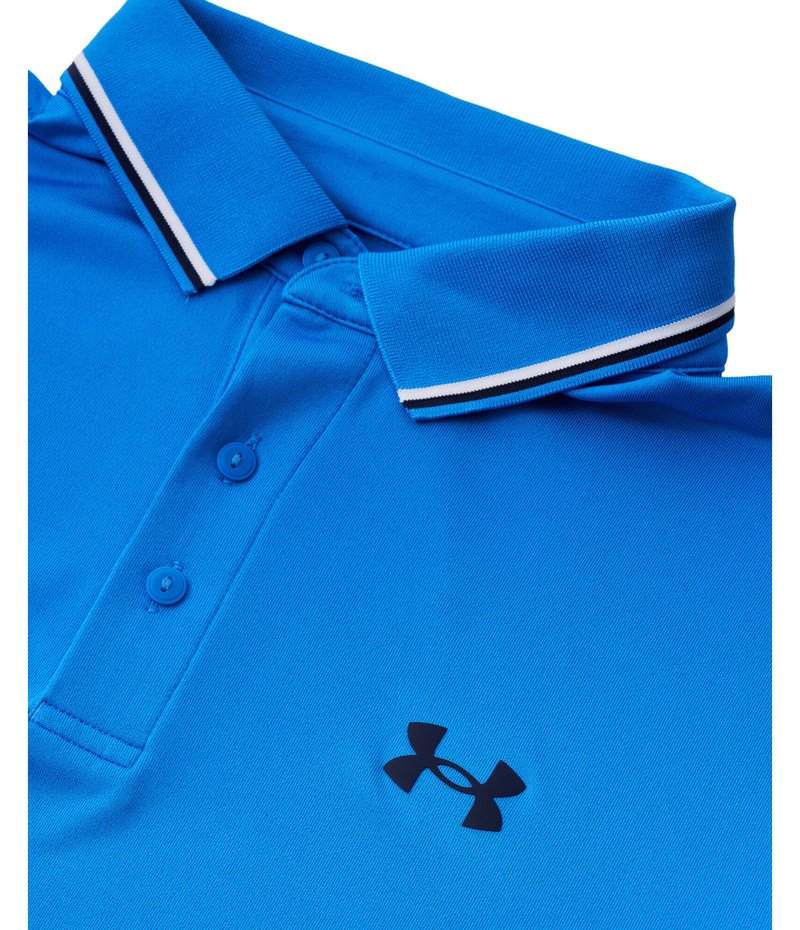 Under Armour Playoff 3.0 Rib Herren Polo, blue atlantis