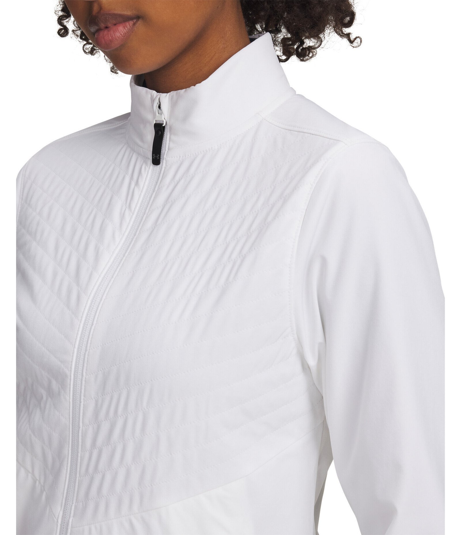 Under Armour Drive Pro FZ Damen Jacke, weiß/schwarz
