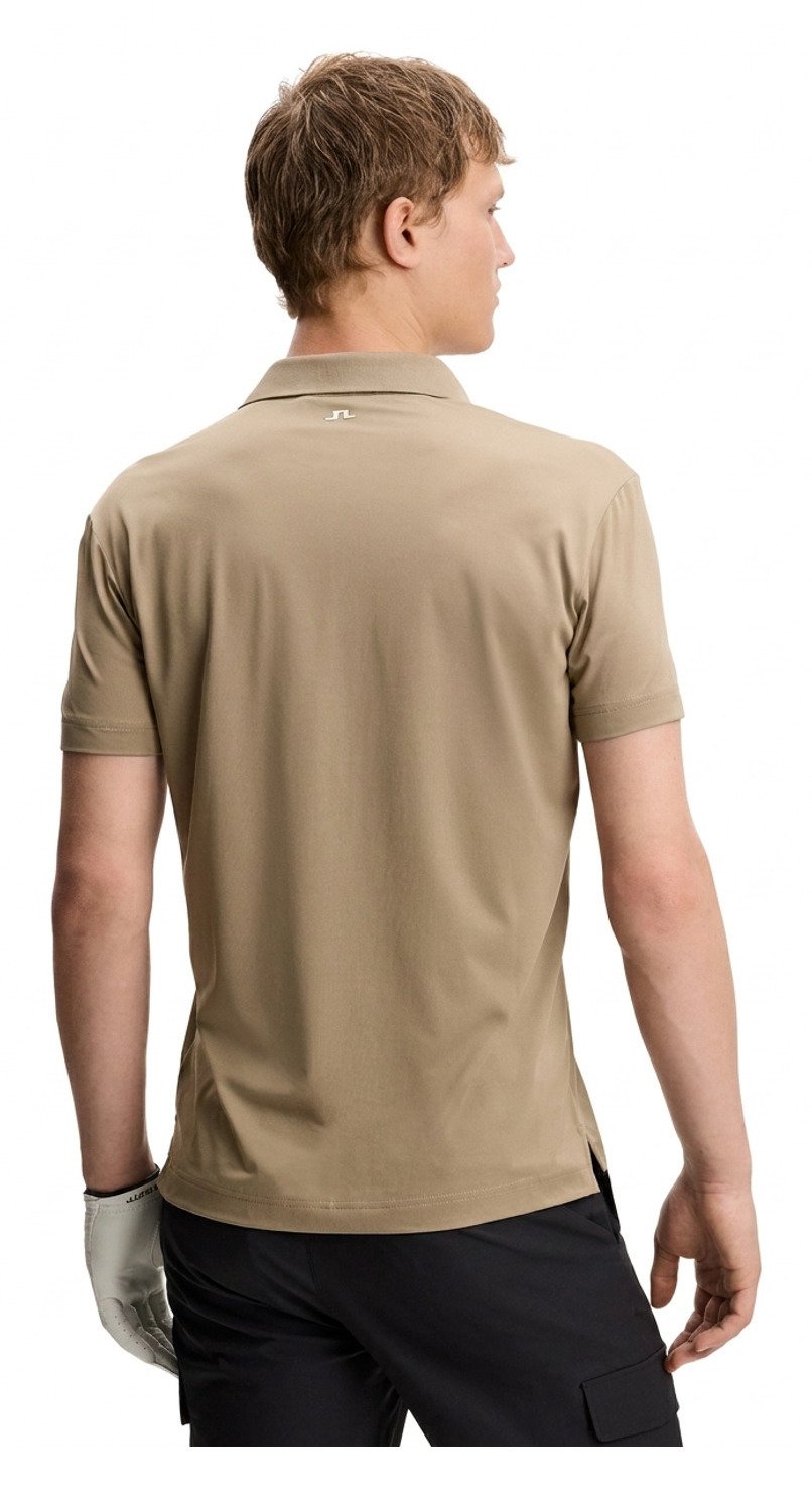J.Lindeberg Bridge Herren Polo, brindle