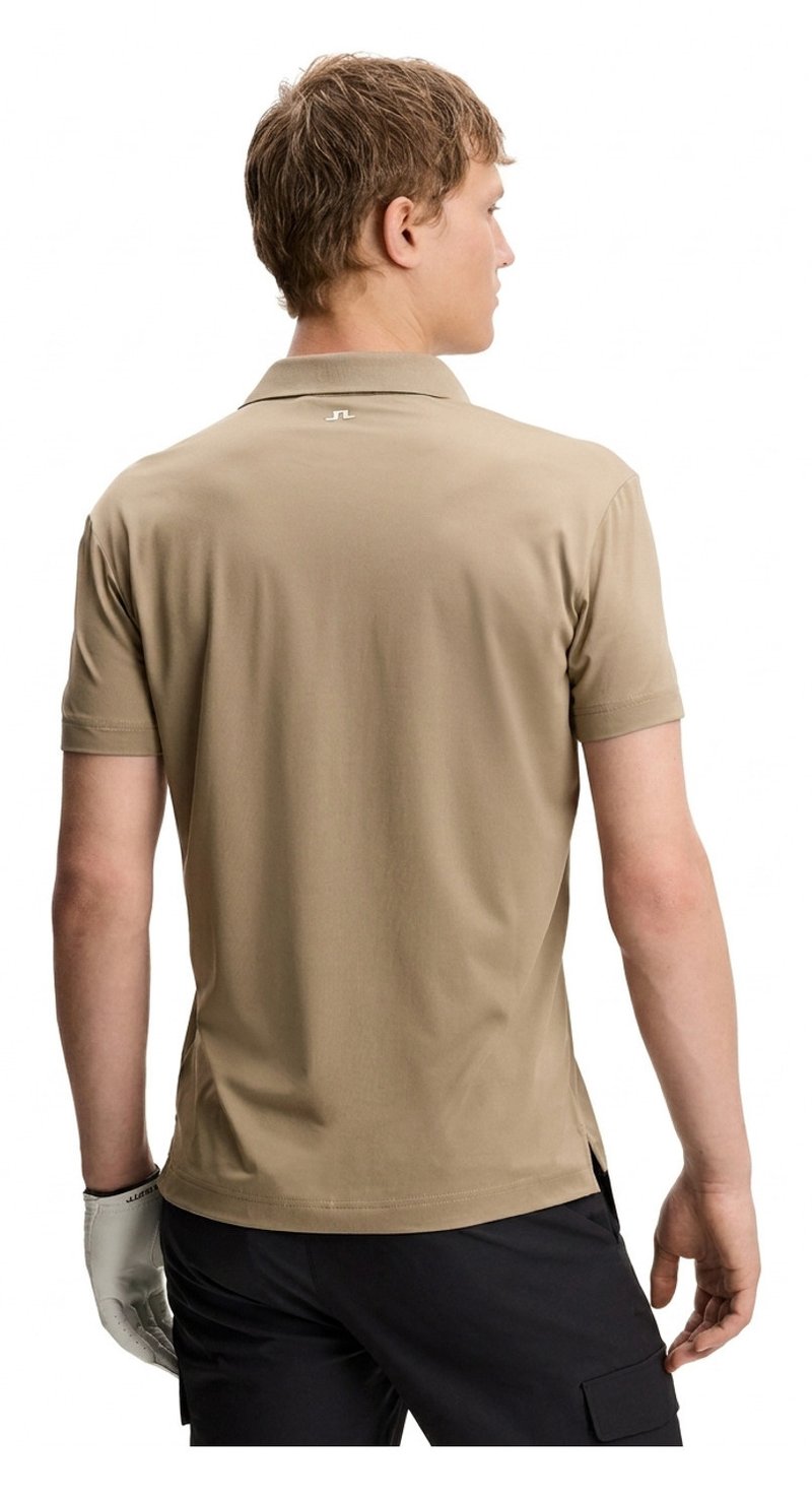 J.Lindeberg Bridge Herren Polo, brindle