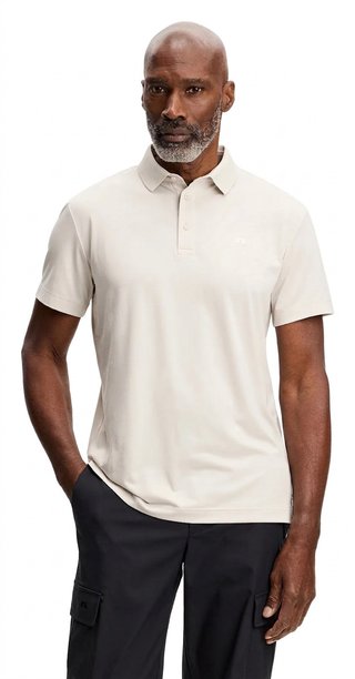 J.Lindeberg Bridge Herren Polo, moonbeam