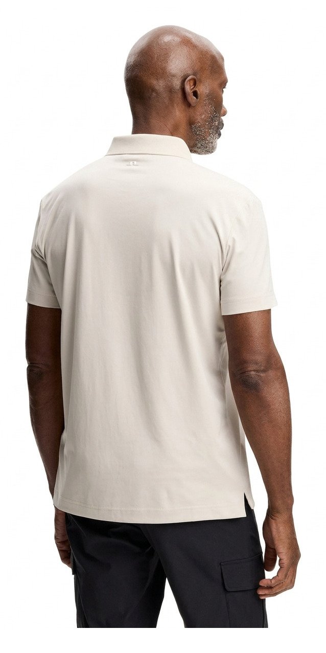 J.Lindeberg Bridge Herren Polo, moonbeam