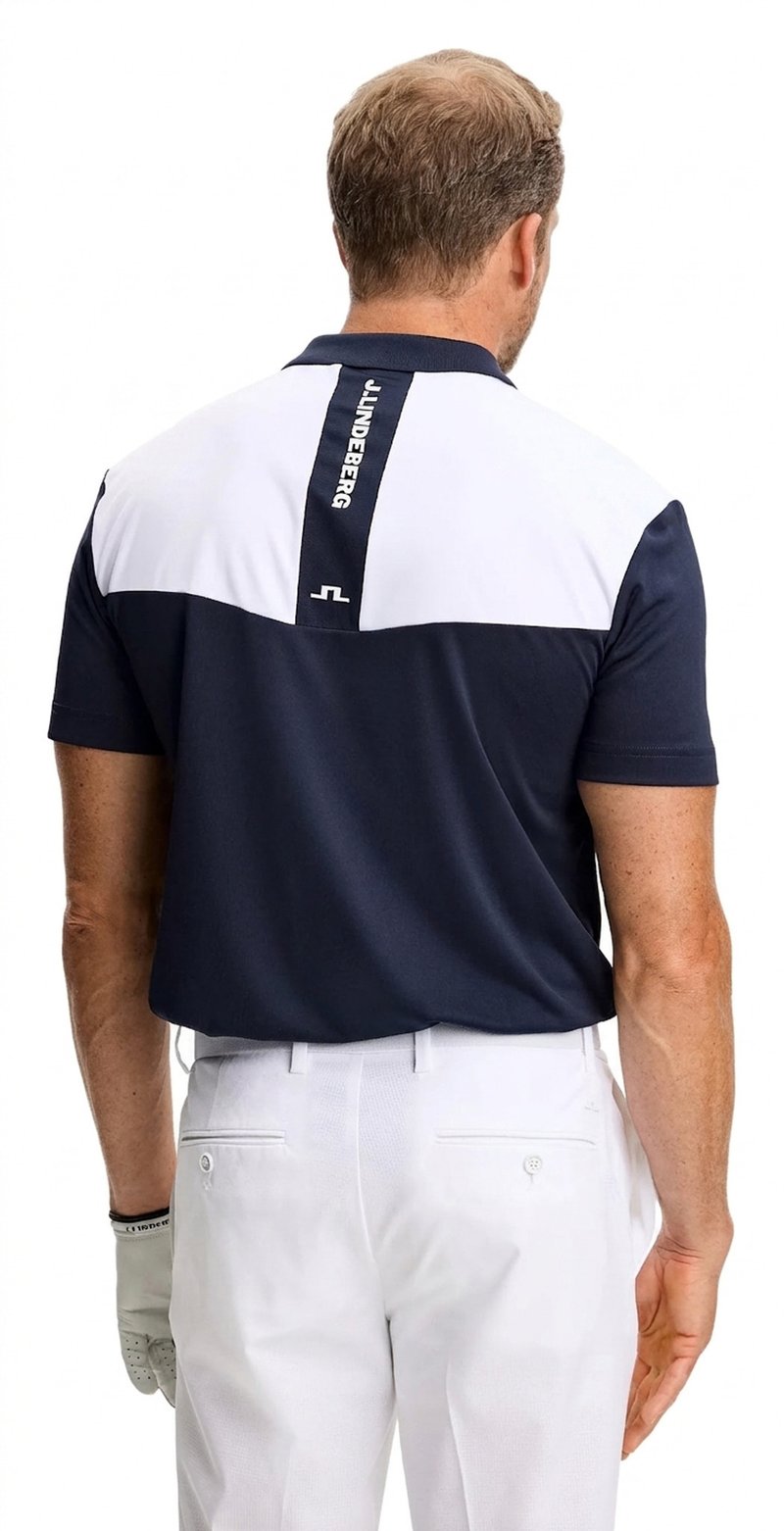 J.Lindeberg Calex Herren Polo, JLNavy