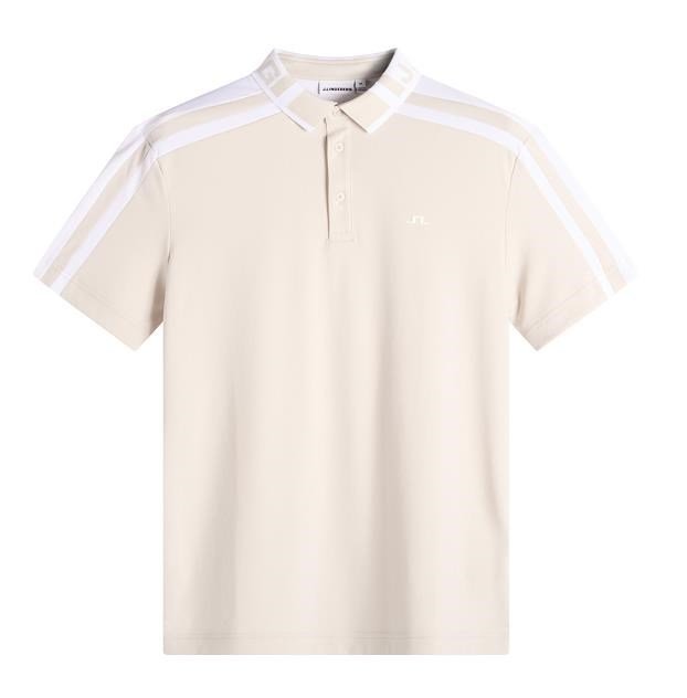 J.Lindeberg Bozak Herren Polo, moonbeam
