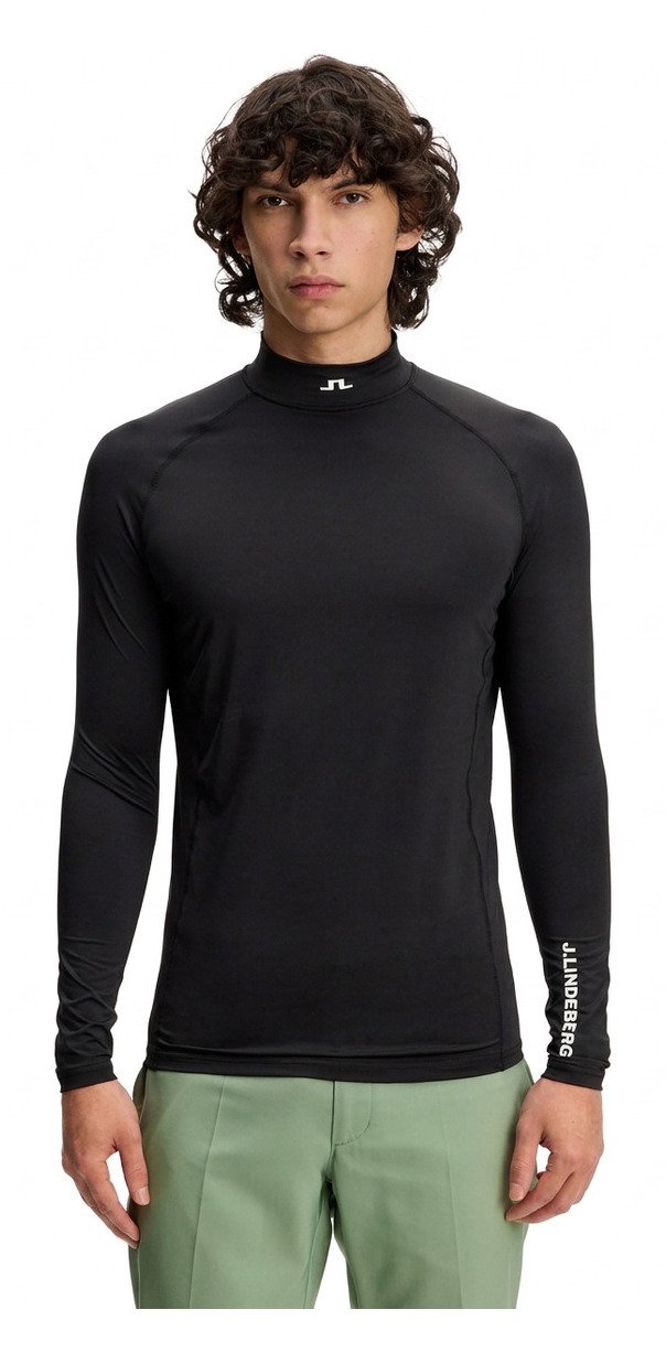 J.Lindeberg Ello Compression Herren Top, schwarz