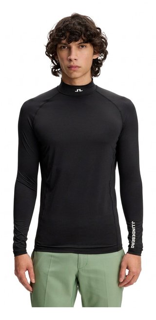 J.Lindeberg Ello Compression Herren Top, schwarz