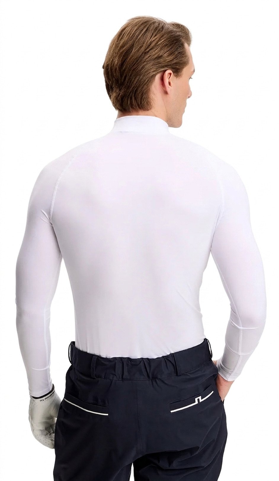 J.Lindeberg Ello Compression Herren Top, weiß