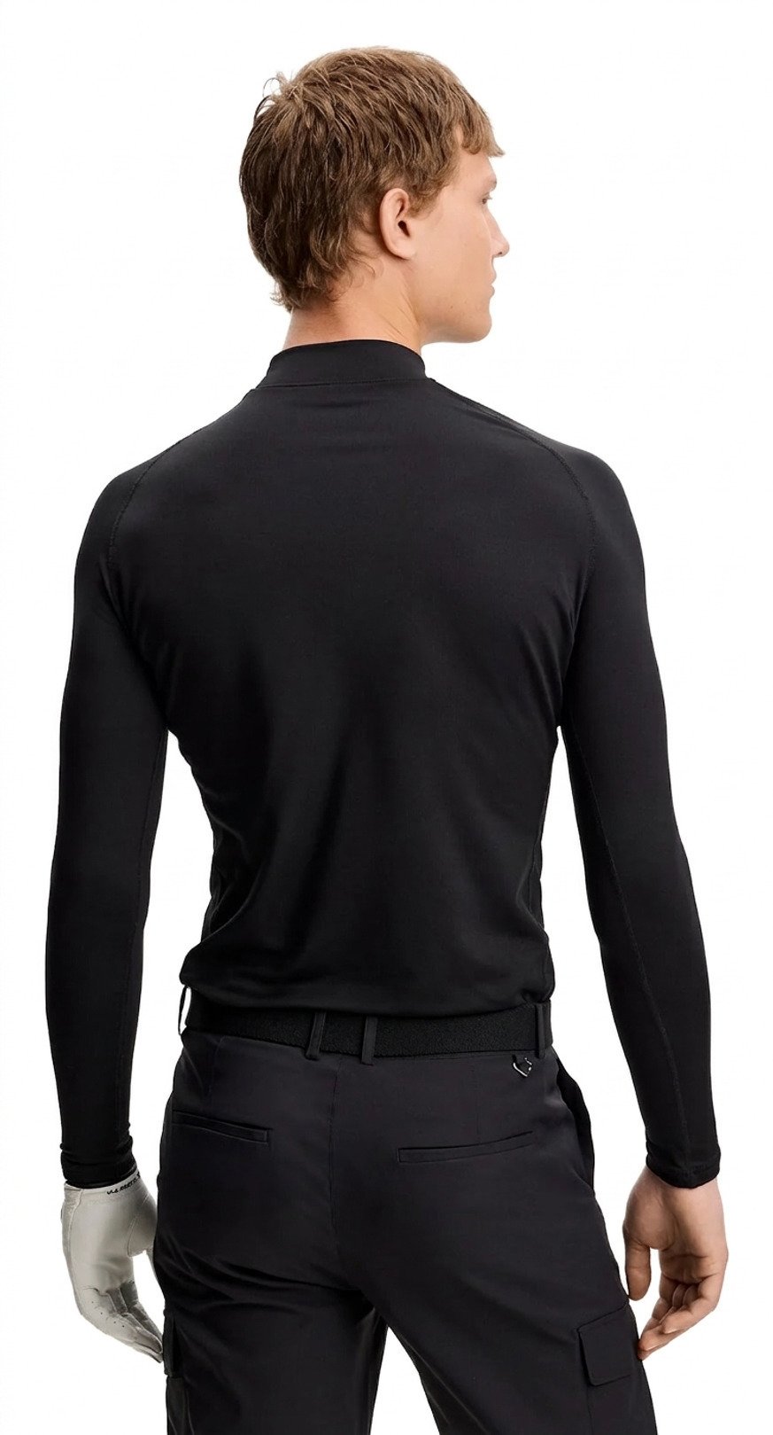 J.Lindeberg Ello Brushed Herren Top, schwarz