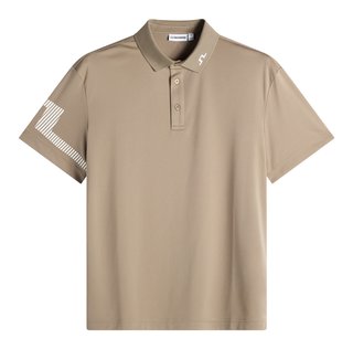 J.Lindeberg Heath Herren Polo, brindle