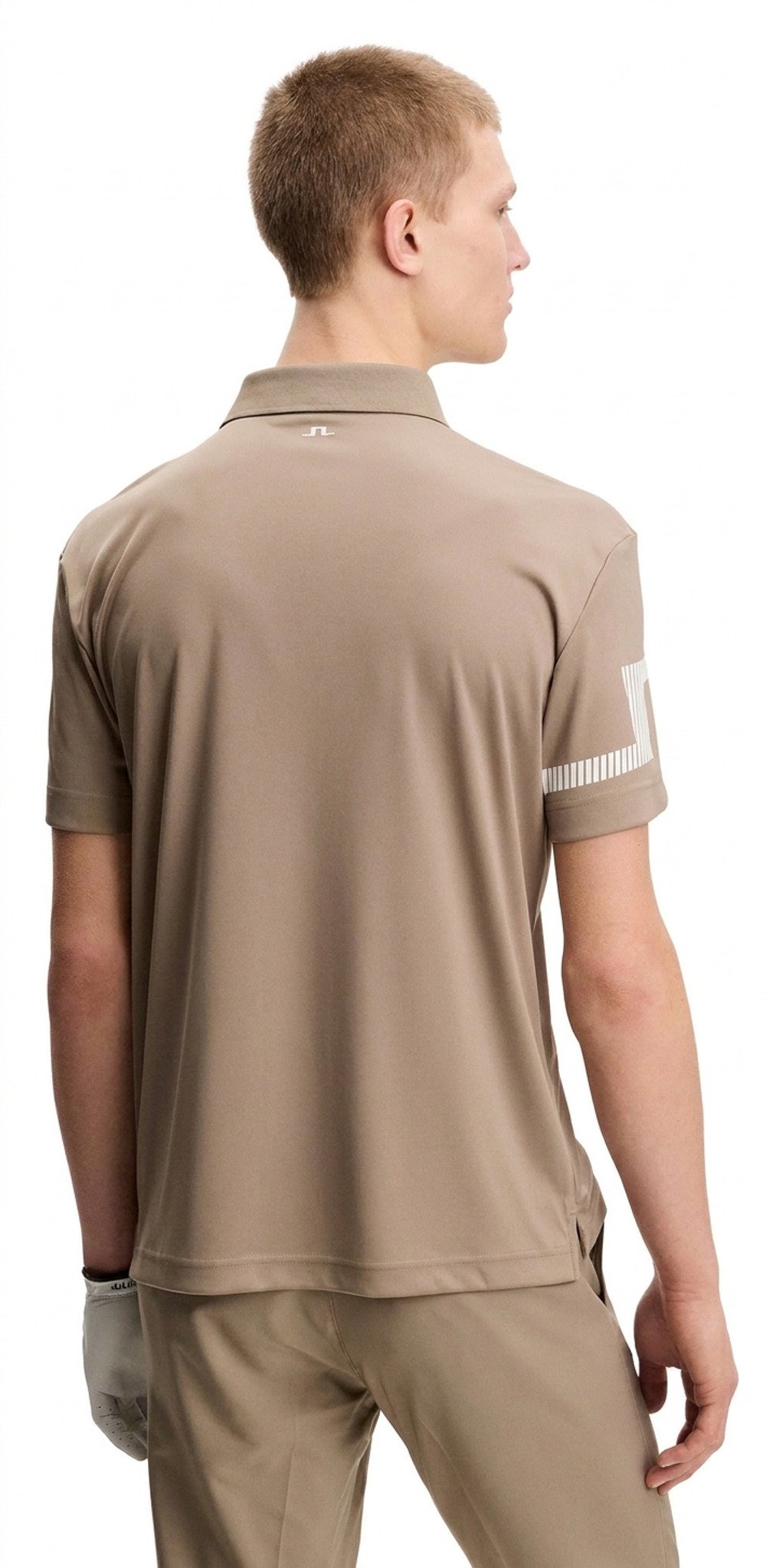 J.Lindeberg Heath Herren Polo, brindle