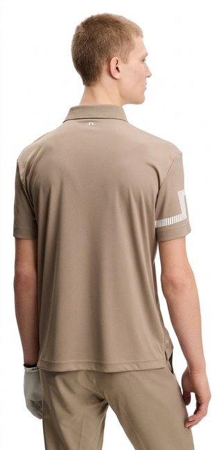 J.Lindeberg Heath Herren Polo, brindle