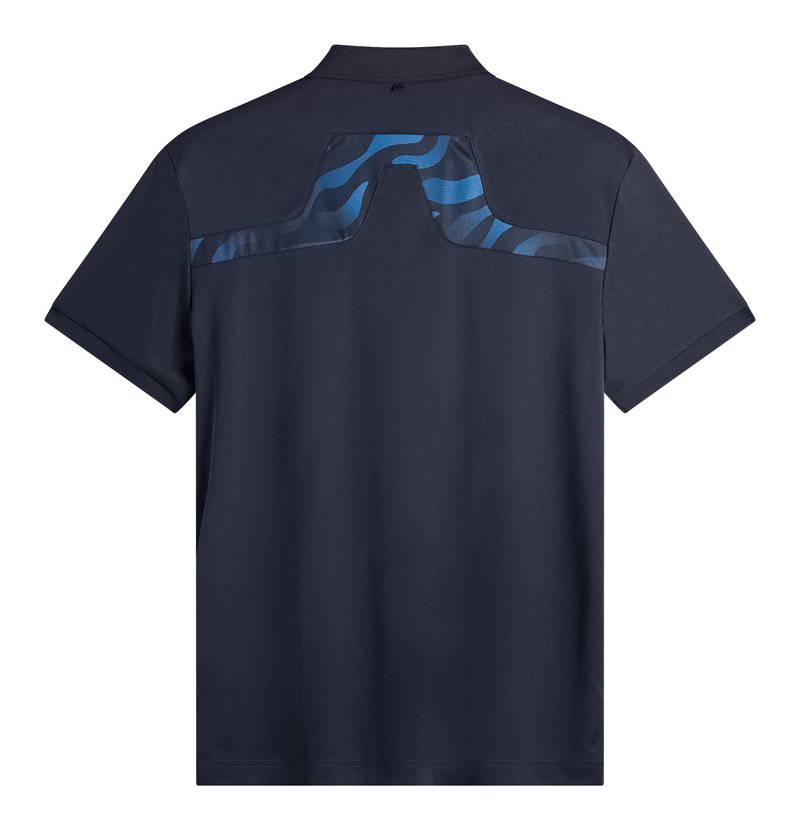 J.Lindeberg KV Print Herren Polo, JLNavy