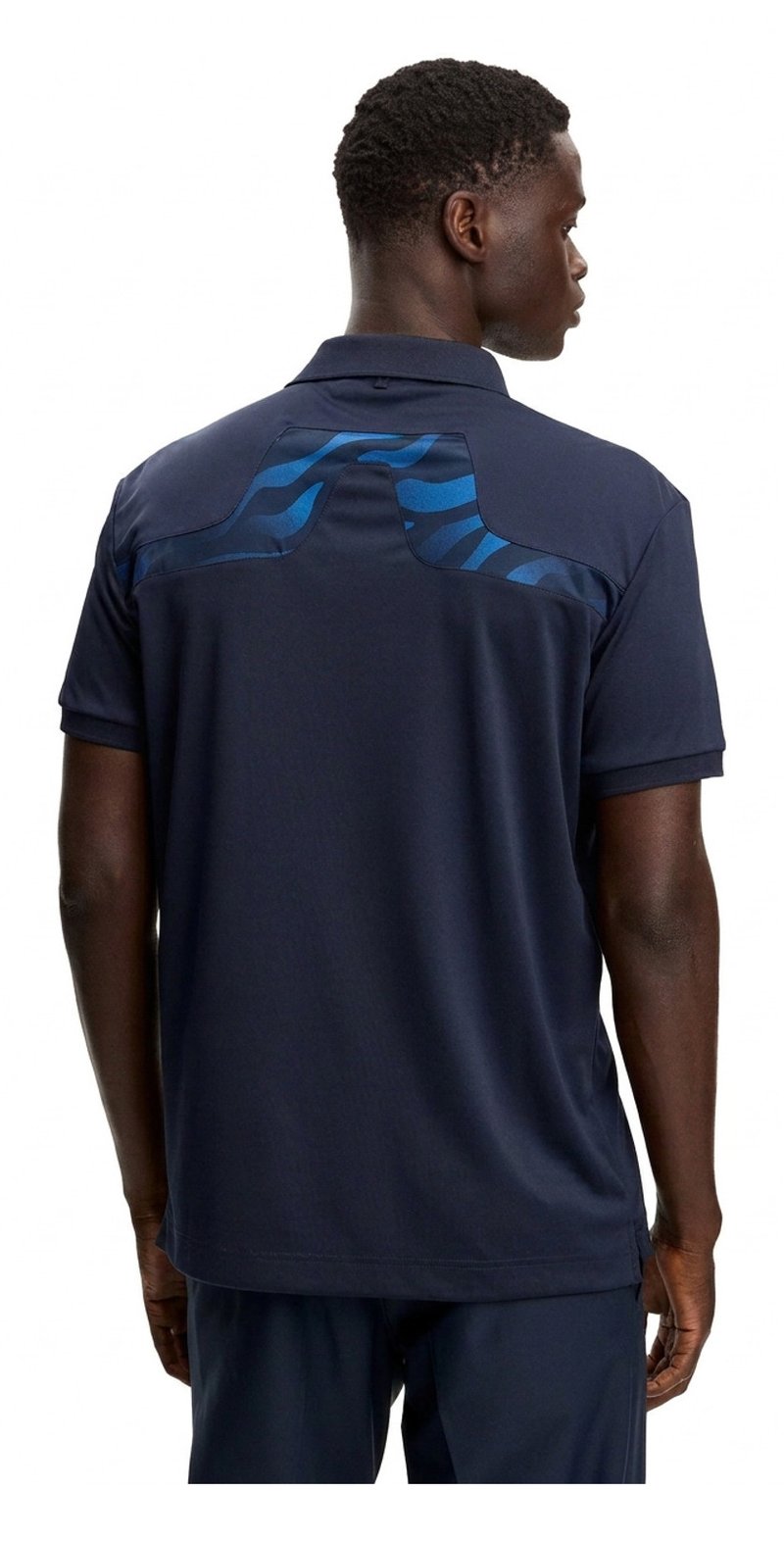 J.Lindeberg KV Print Herren Polo, JLNavy