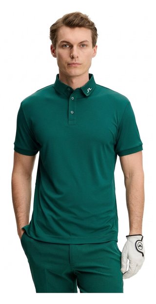J.Lindeberg KV Print Herren Polo, forest biome