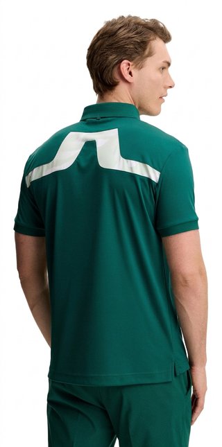 J.Lindeberg KV Print Herren Polo, forest biome