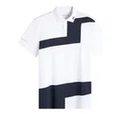 J.Lindeberg Sidd Herren Polo, weiß