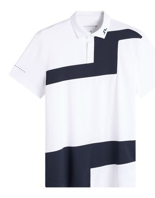J.Lindeberg Sidd Herren Polo, weiß