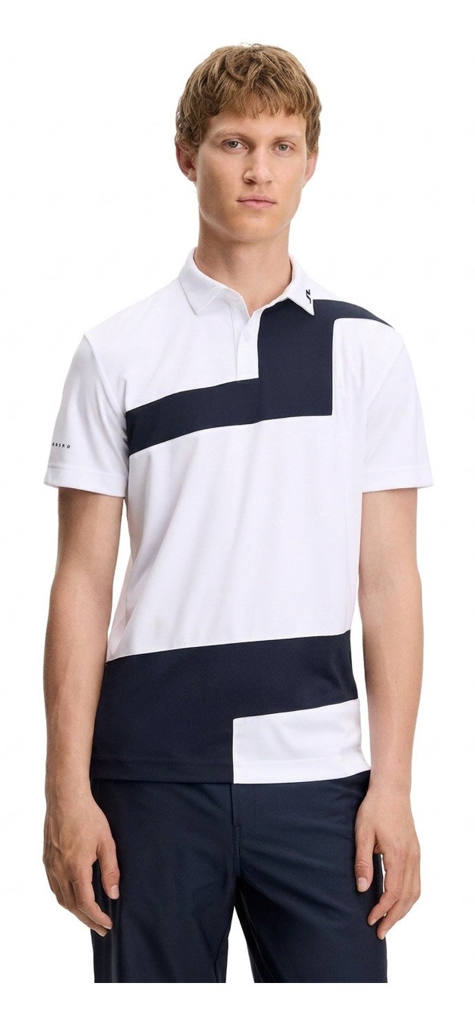 J.Lindeberg Sidd Herren Polo, weiß