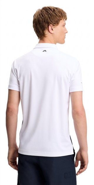 J.Lindeberg Sidd Herren Polo, weiß