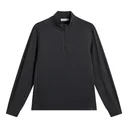 J.Lindeberg Lassy Quarter Zip Mid Herren Layer, schwarz