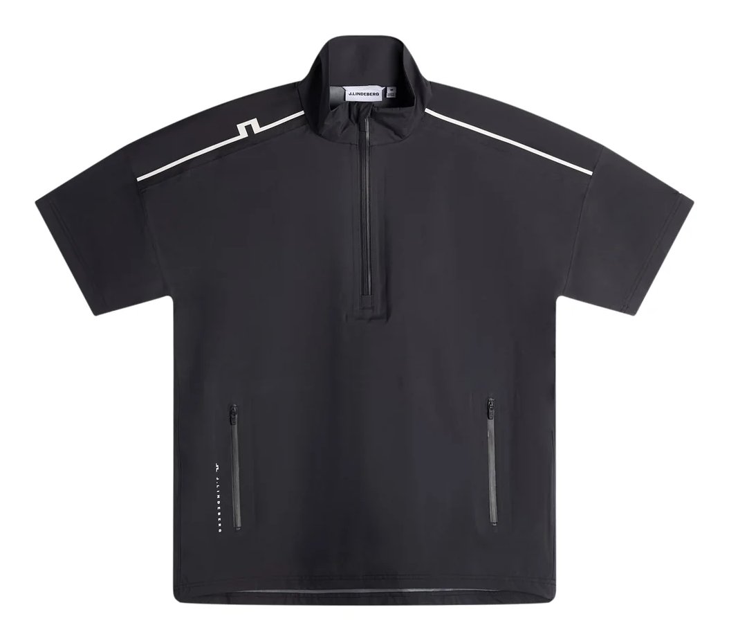 J.Lindeberg Shay Rain Herren Hemd, schwarz