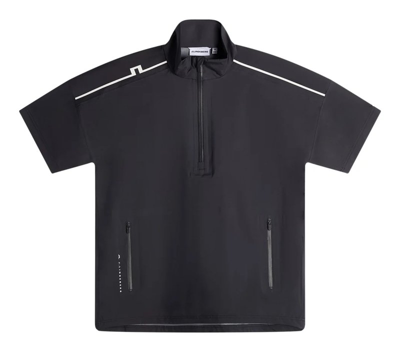 J.Lindeberg Shay Rain Herren Hemd, schwarz