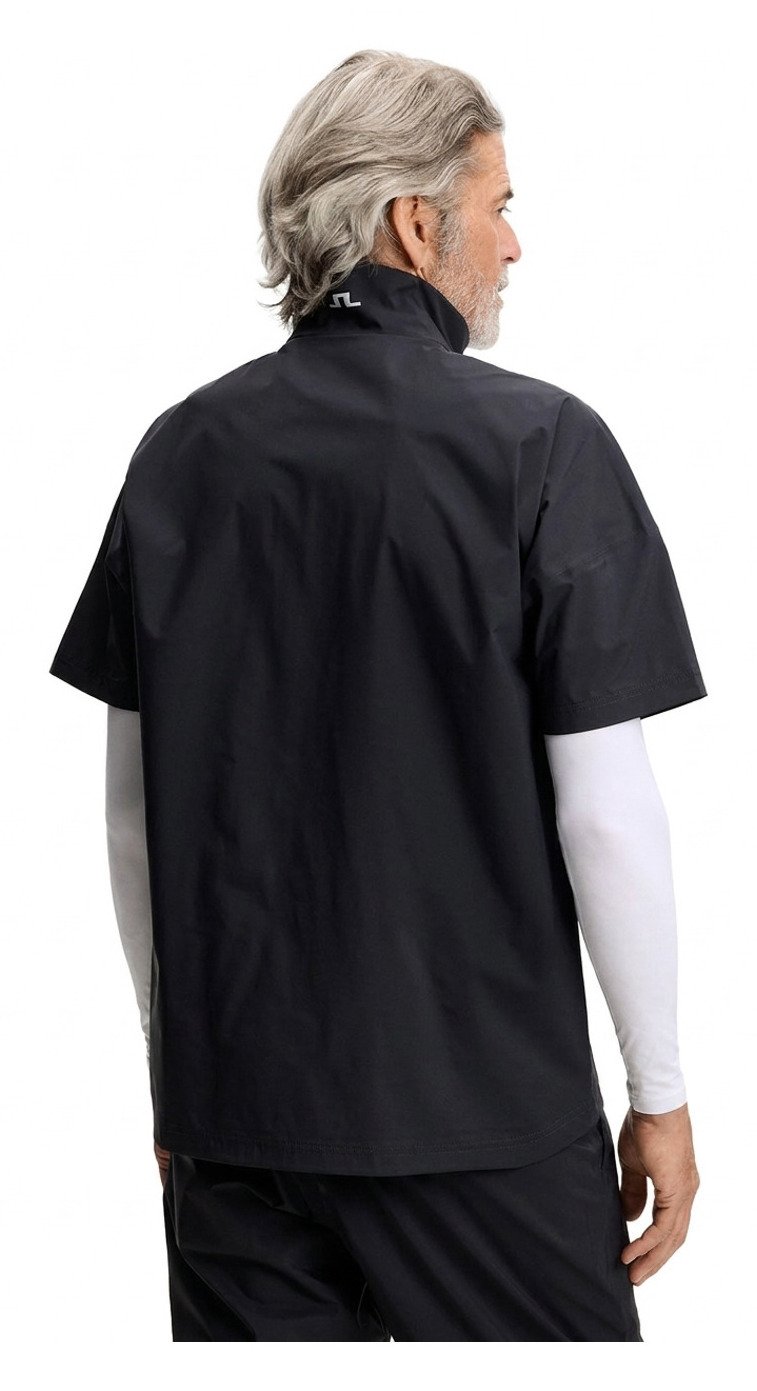 J.Lindeberg Shay Rain Herren Hemd, schwarz