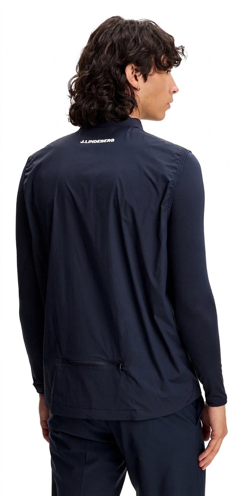 J.Lindeberg Tour Tech Packable Herren Weste, JLNavy