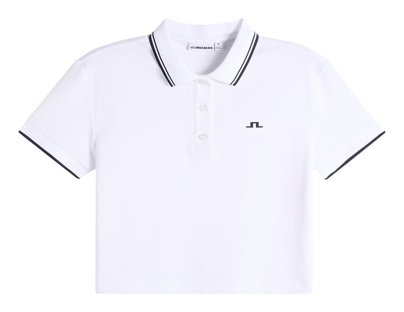 J.Lindeberg Claris Damen Polo, weiß