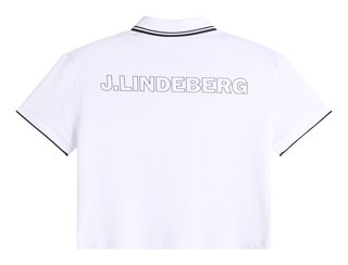 J.Lindeberg Claris Damen Polo, weiß