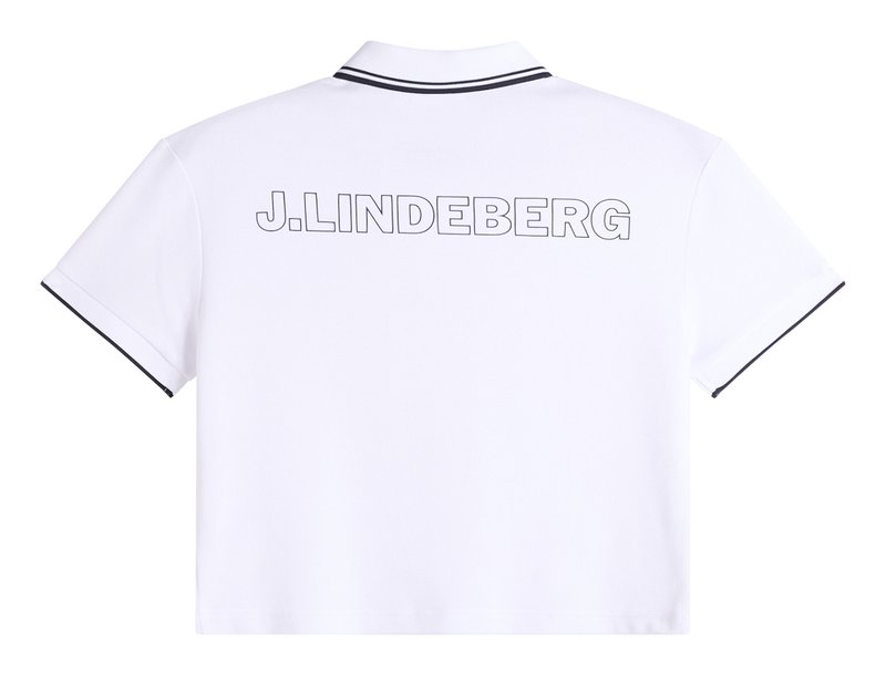 J.Lindeberg Claris Damen Polo, weiß