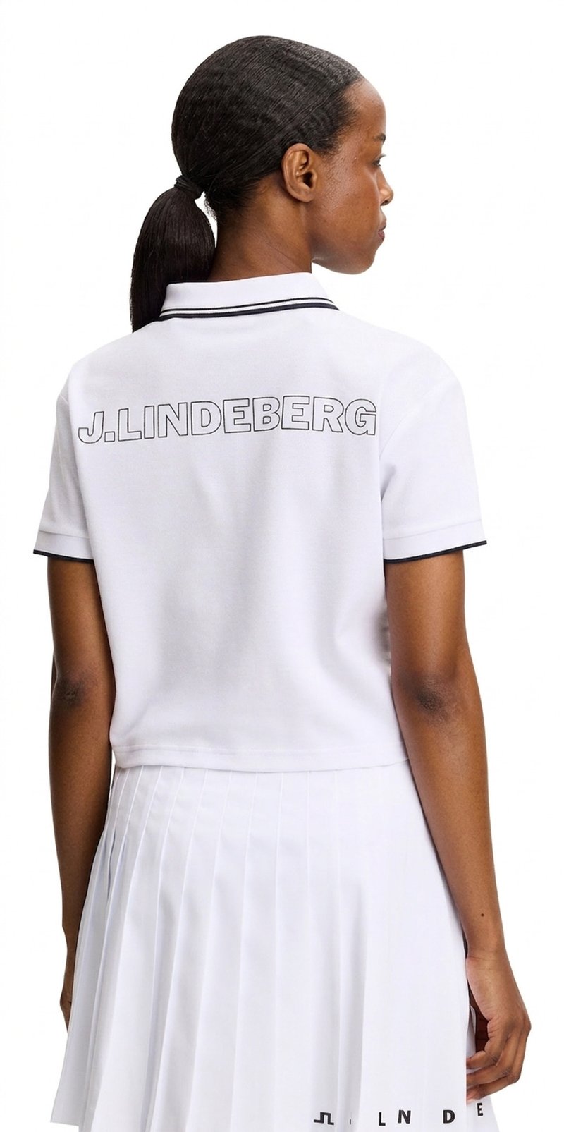 J.Lindeberg Claris Damen Polo, weiß