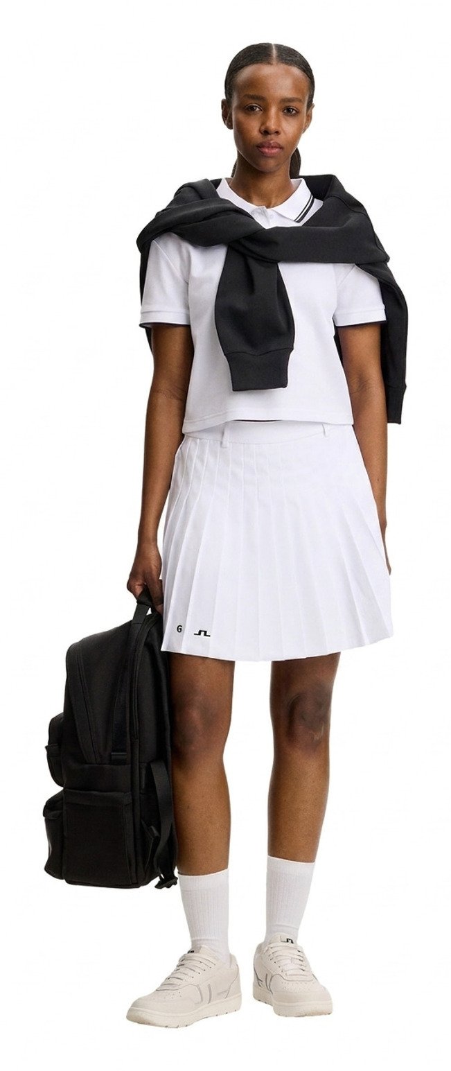 J.Lindeberg Claris Damen Polo, weiß